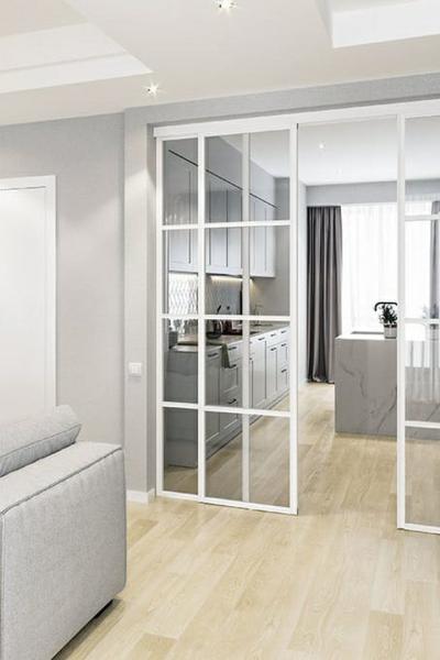 Раздвижные перегородки на заказ в Москве