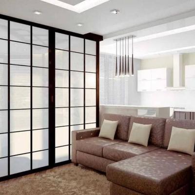 Раздвижные перегородки на заказ в Москве